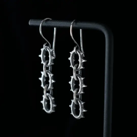 Triple Barbed Earrings (MTO)