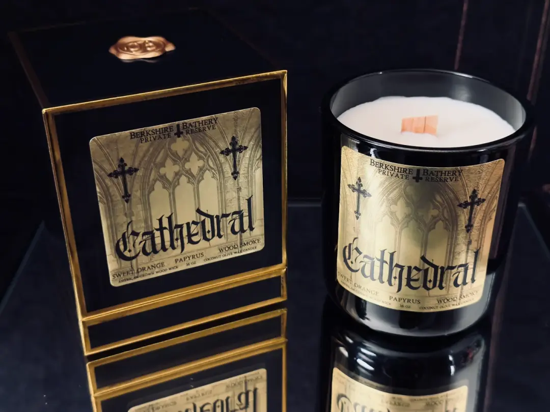 CATHEDRAL | Resinous + Incense - 16oz Wood Wick Candle