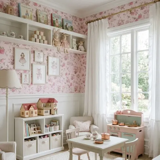 Countryside Peony Blossom Wallpaper by Loomwell