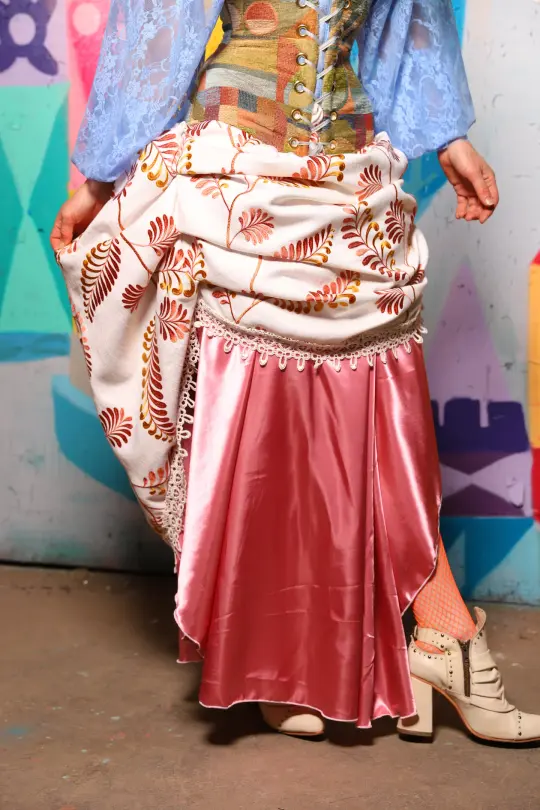 Swoon Skirt in Sunset Fern - The World of Laughter and Hopes Collection