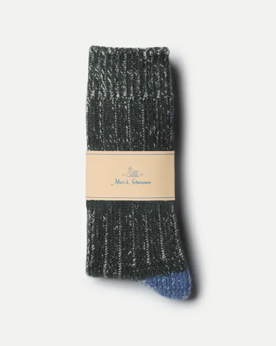 Sturdy Merino Wool Melange Socks