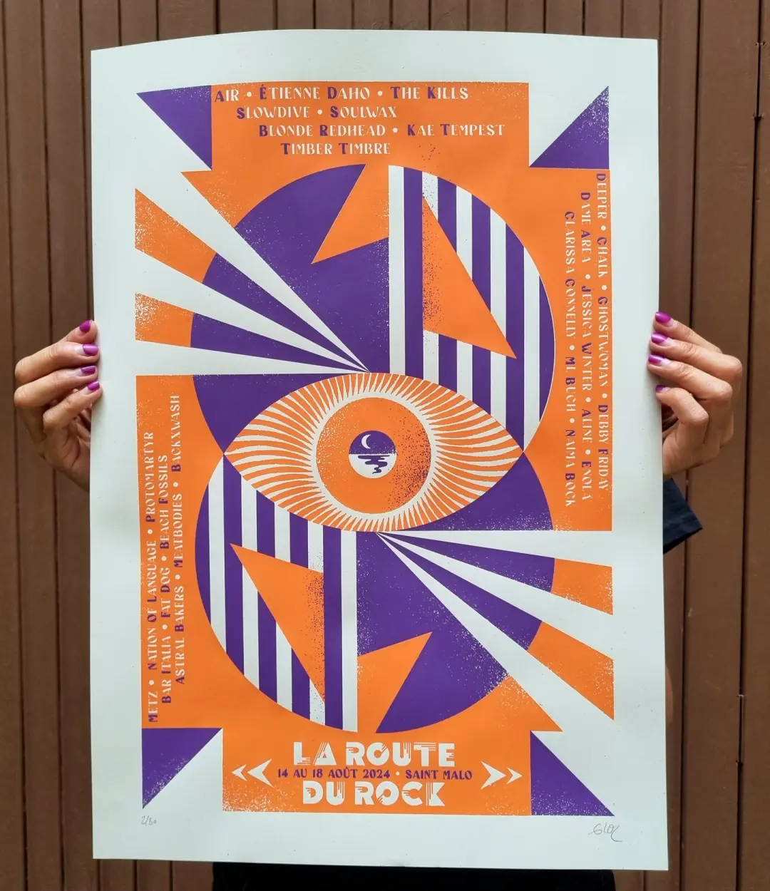 LA ROUTE DU ROCK 2024 (gigposter)