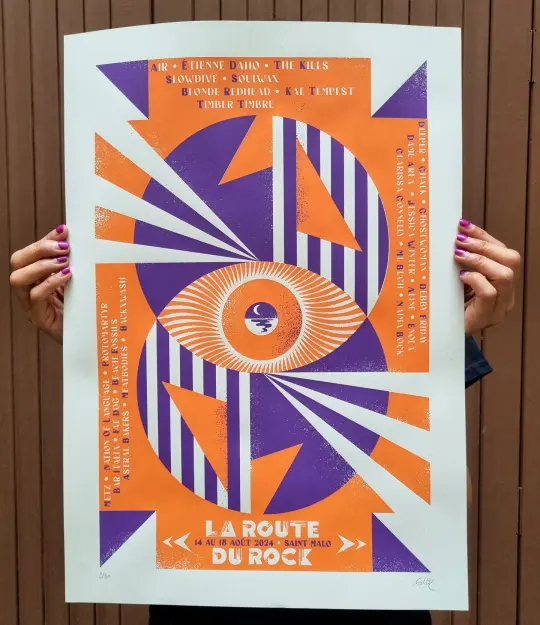 LA ROUTE DU ROCK 2024 (gigposter)