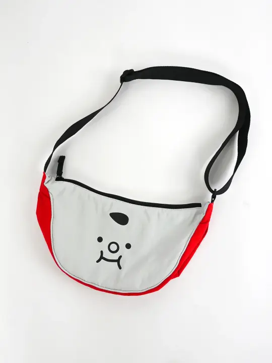"Homeslice" Crescent Bag
