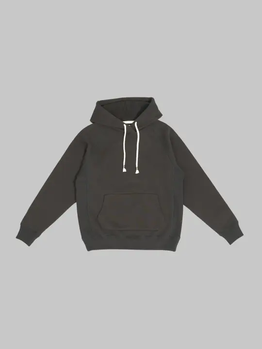 Wonder Looper Pullover Hoodie 876gsm Double Heavyweight French Terry Sumi Black