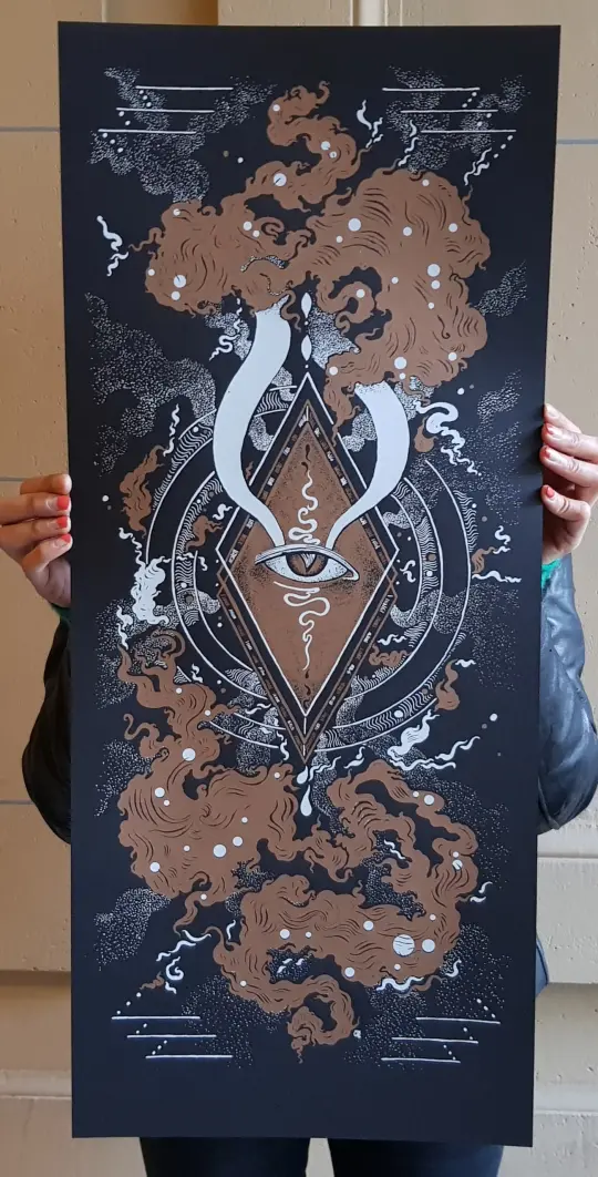 Art print "EVIL EYE"