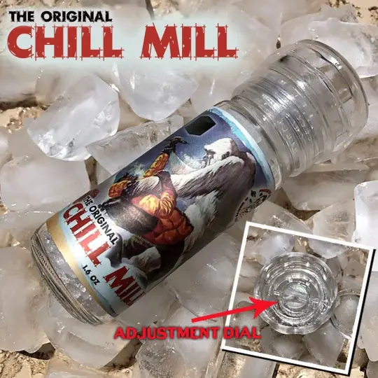 The Chill Mill - Adjustable Menthol Grinder | Control How Cold Your Next Shave Is!