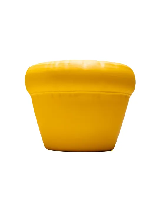 Home Studyo Planter 'Pierre' Yolk Matte