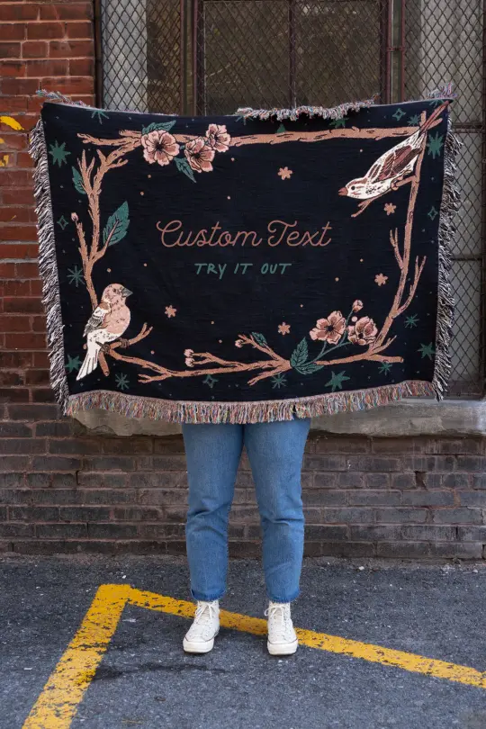 Bird Song CUSTOM Mini Blanket