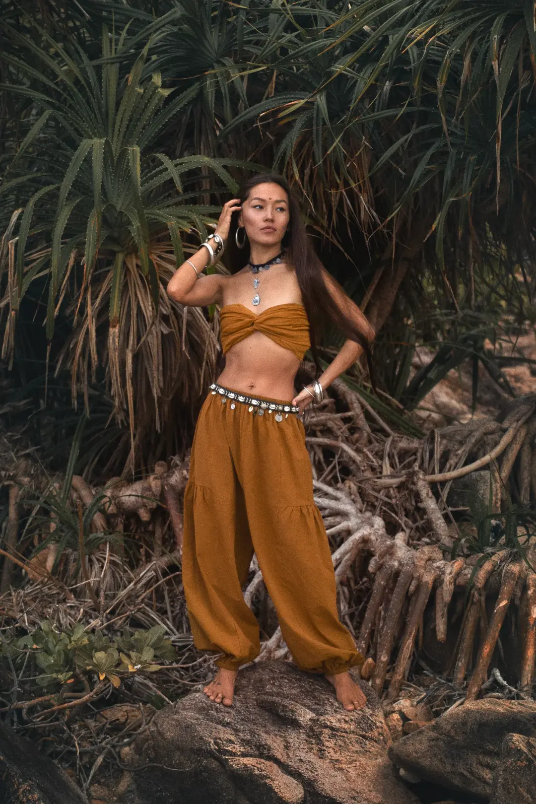 Natural Yoga Pants Aura Copper