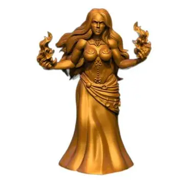Ececia Miniature (With Fire)