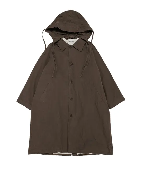CASEY CASEY Yak Hoodie Coat Tough Cot Earth