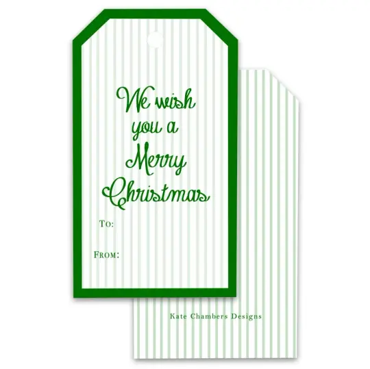 We Wish You a Merry Christmas Gift Tags, Set of 12