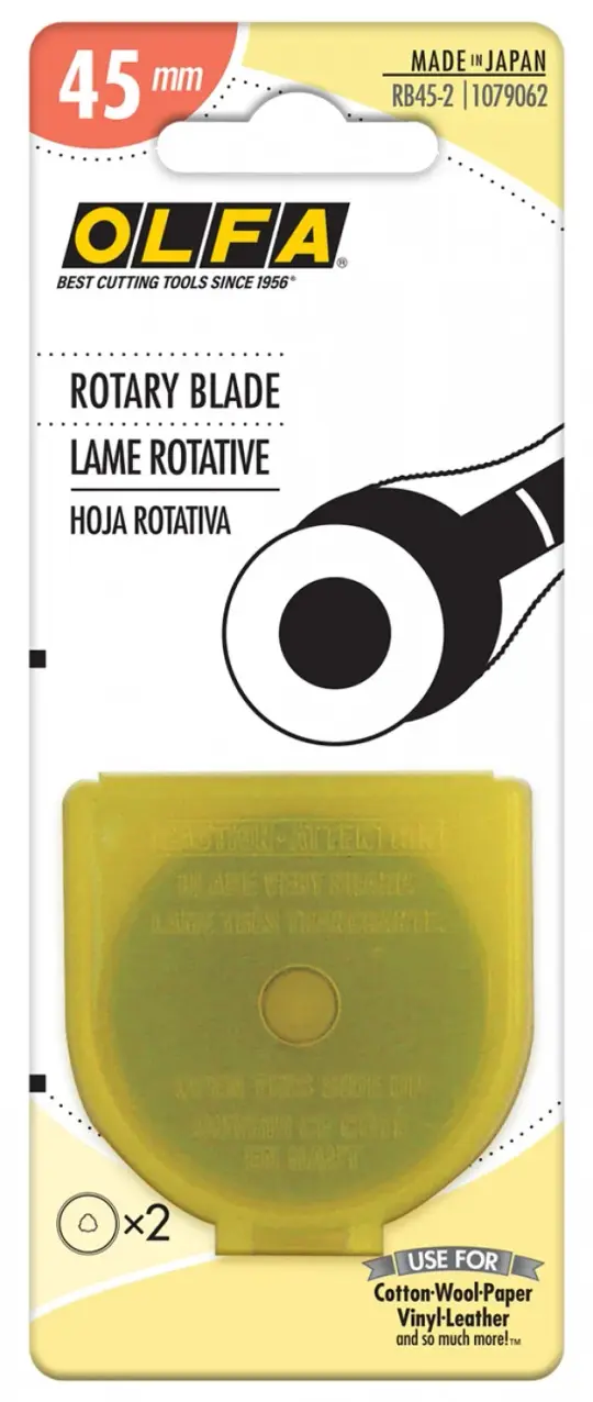 Olfa 45mm Rotary Blade 2pk