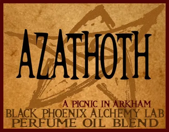 Azathoth Perfume Oil