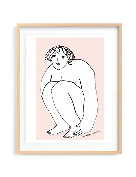 La Nude Print 18X24