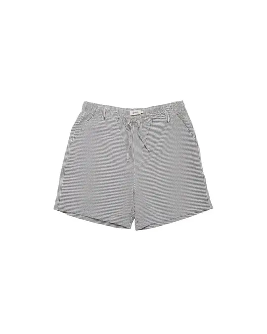 Bather Navy Pinstripe Leisure Short