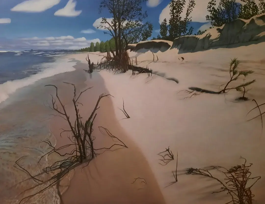 "Miller Beach" - oil painting - Andrew Ek