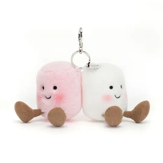 Amuseables Pair of Marshmallows Bag Charm
