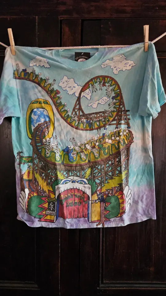 Grateful Dead Liquid Blue vintage reprint tie dye t-shirt, M.