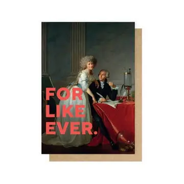 For Like Ever Greetings Card