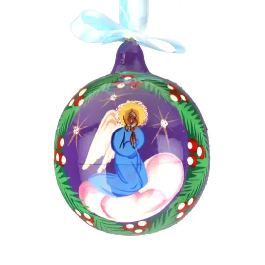 Christmas Angel Wooden Ball