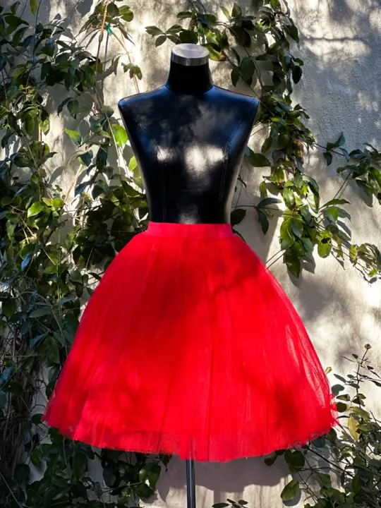 FINAL SALE - Vintage Style Crinoline in Red