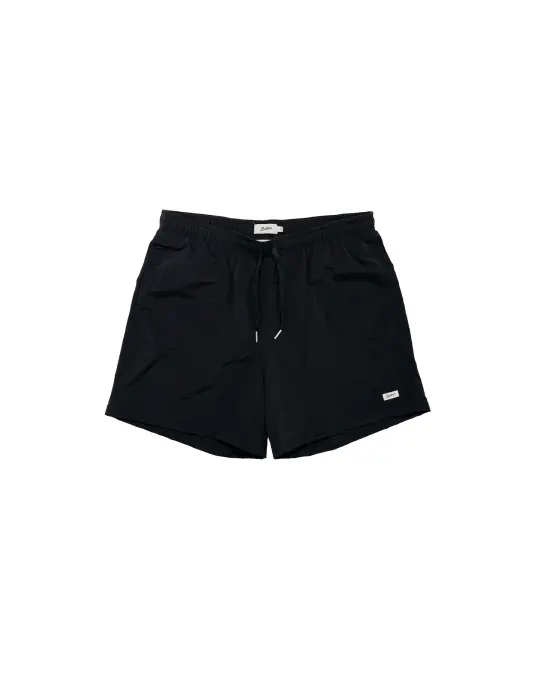 Bather Solid Black Swim Trunk