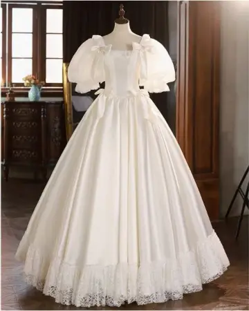 Cute White A-Line Jewel Midi Women Dress Casual Dress Birthday Dress RS097