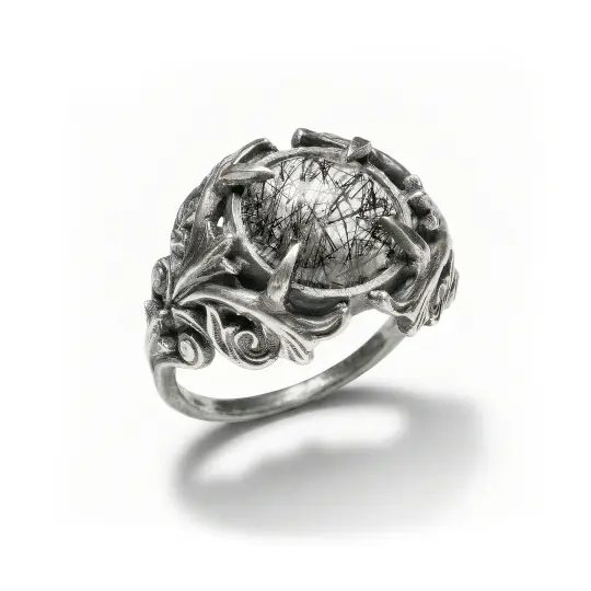The Anemoi. Tourmalated Quartz Ring. *Limited*