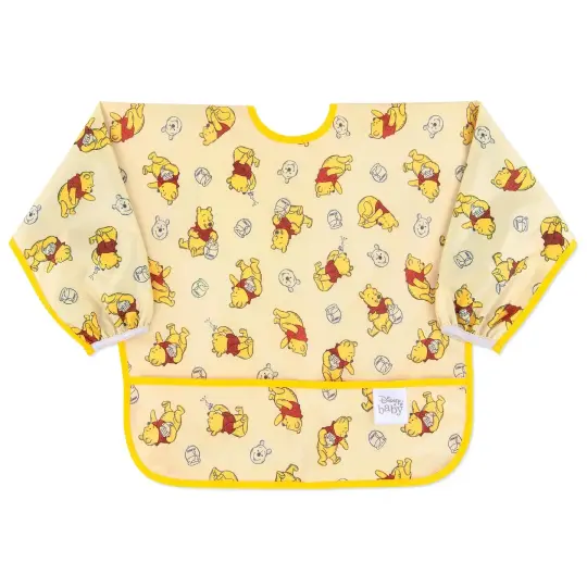Sleeved Bib: Winnie Loves Hunny