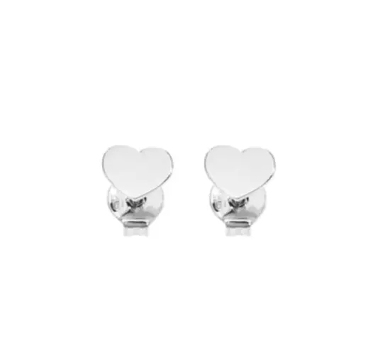 Sterling Silver Heart Earrings