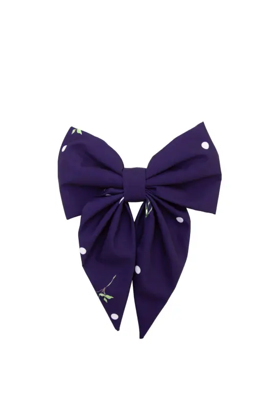 Hair Bow Clip | Violet Dream