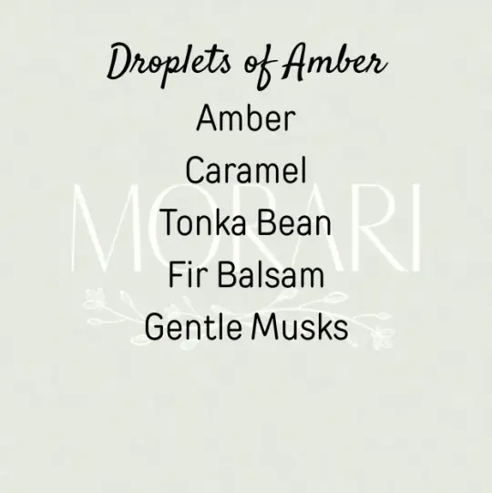 Droplets of Amber