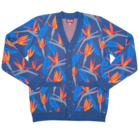 Bird of Paradise Strelitzia Cardigan