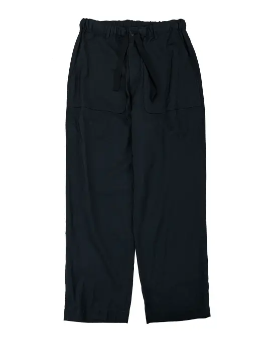 Sage de Cret WO/SI Tumble Washed Wide Easy Pants Navy