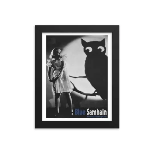 Blue Samhain Framed Print
