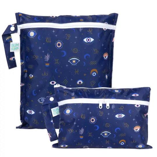 Wet Bag + Wet/Dry Clutch Set: Evil Eye