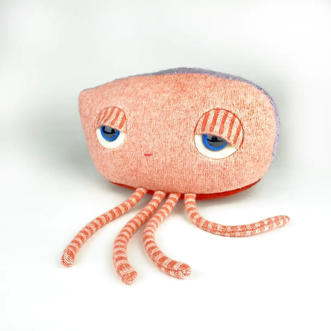 Diane the friendly squid monster plush toy