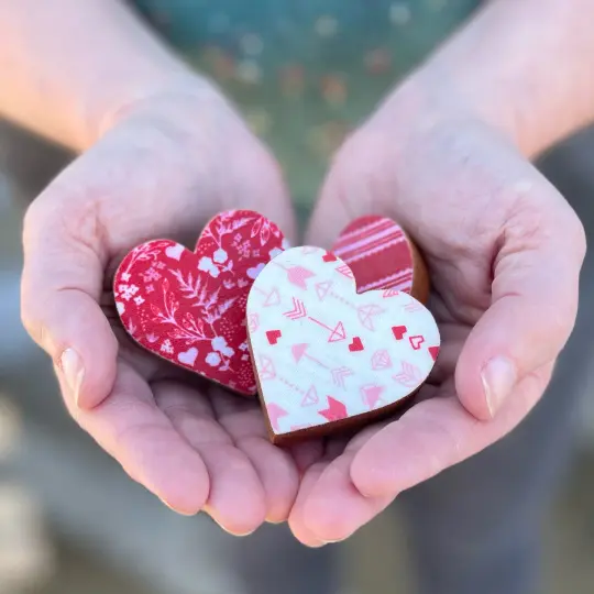 Valentine's Fabric Hearts :: Limited Edition ✨