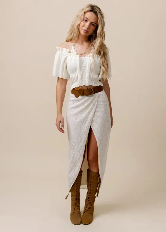 Marietta Top in Cream