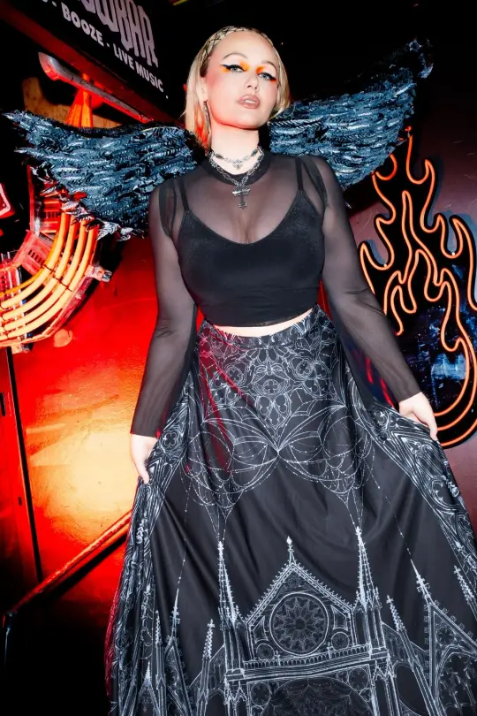 Caught in the Cloisters Maxi Skirt