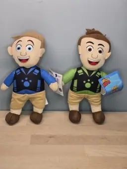 Wild Kratts PBS Brand New Chris & Martin 9'' Plushies Plush