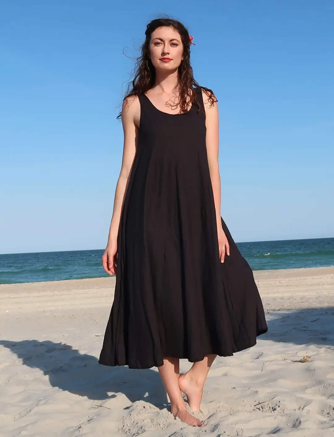 Utility Tank Wanderer Below Knee Dress