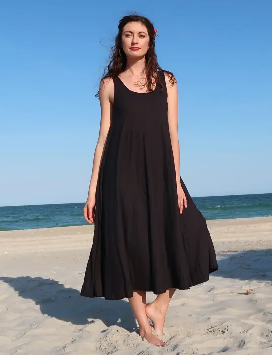 Utility Tank Wanderer Below Knee Dress