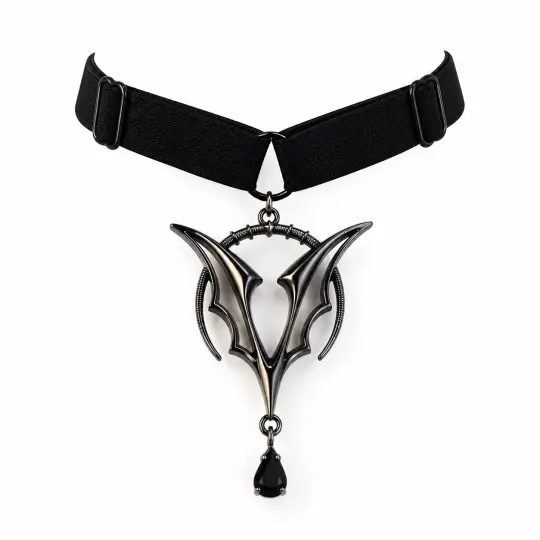 BAT SIGIL CHOKER