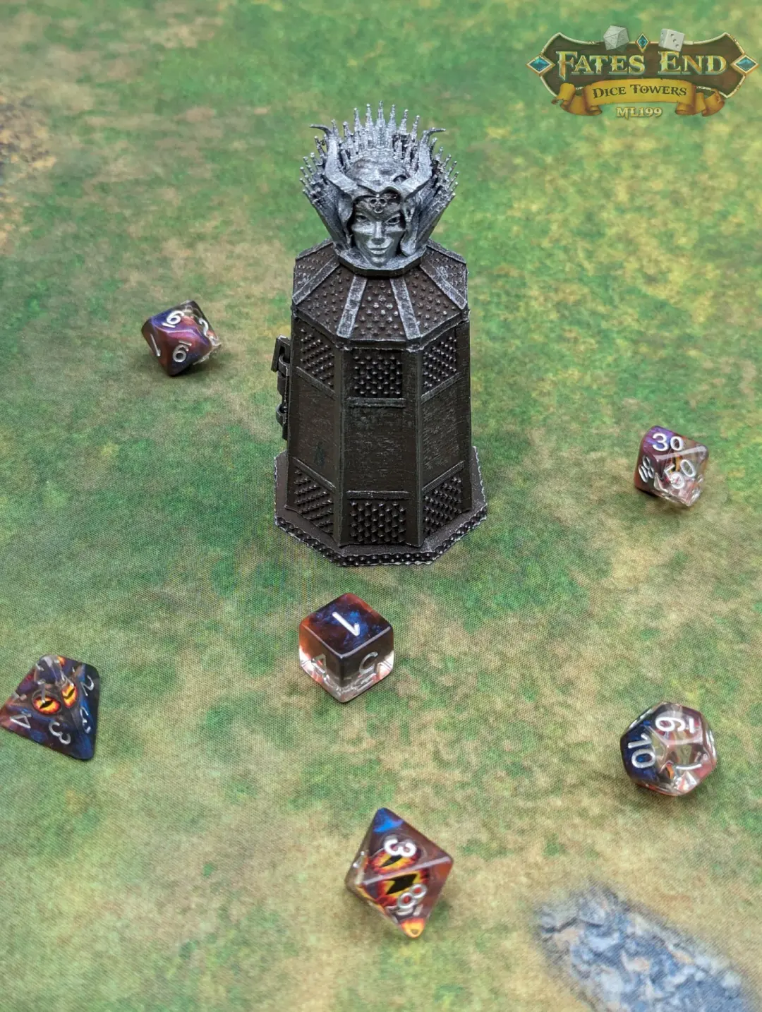 Iron Maiden 3D Printed Dice Jail | RPG Dice Vault | D20 Storage Box | Player Gift - Show those dice the meaning of pain!