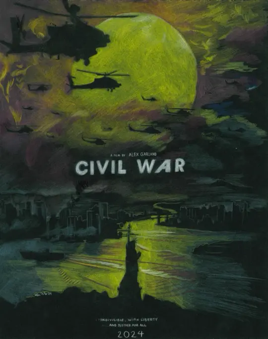 “Indivisible, with liberty, and justice for all.” CIVIL WAR Art Print