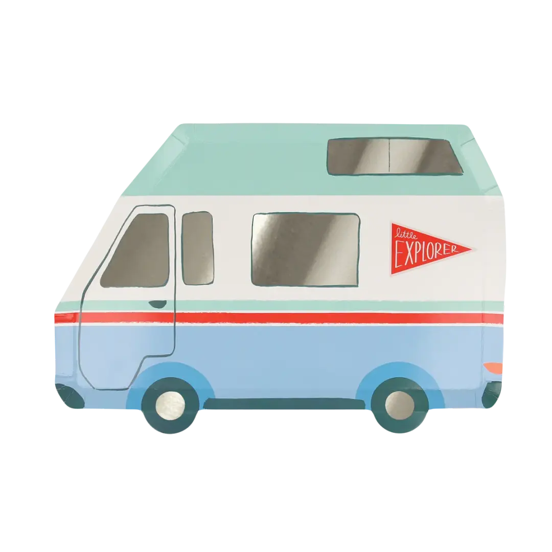 Meri Meri Outdoor Adventure Camper Van Plates