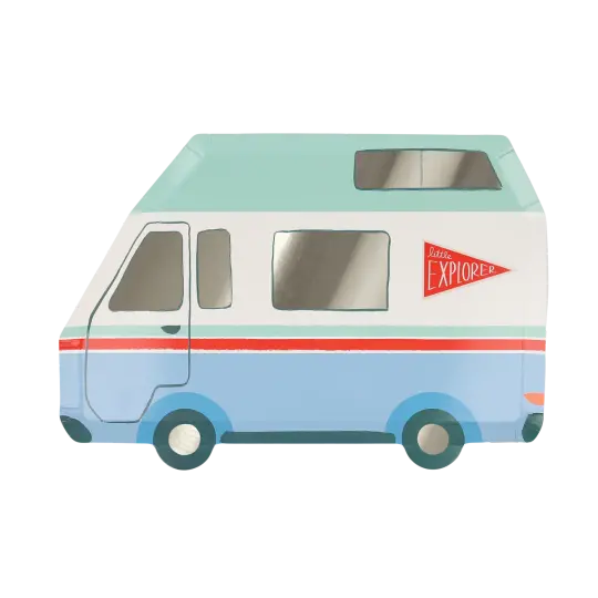 Meri Meri Outdoor Adventure Camper Van Plates